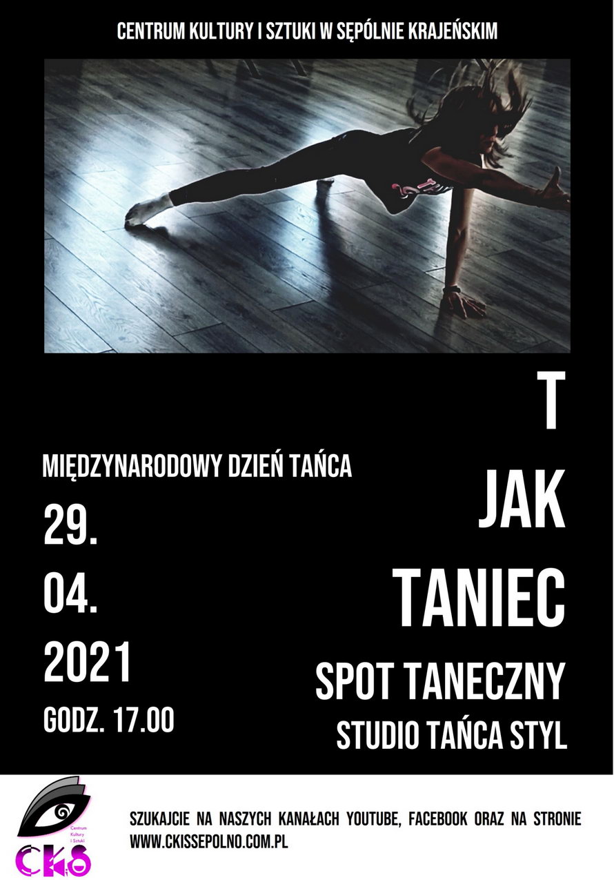 T JAK TANIEC PLAKAT big