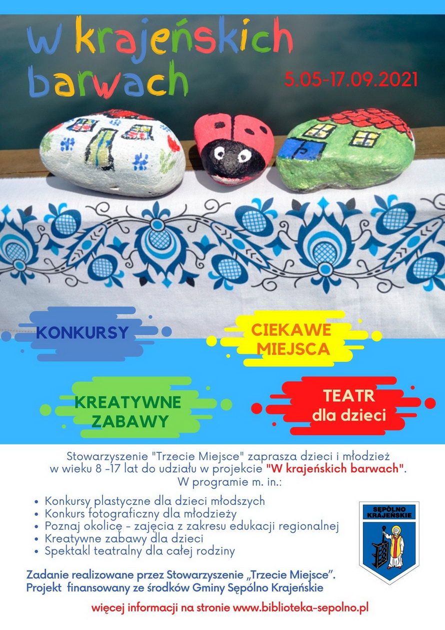 w krajeńskich barwach   plakat