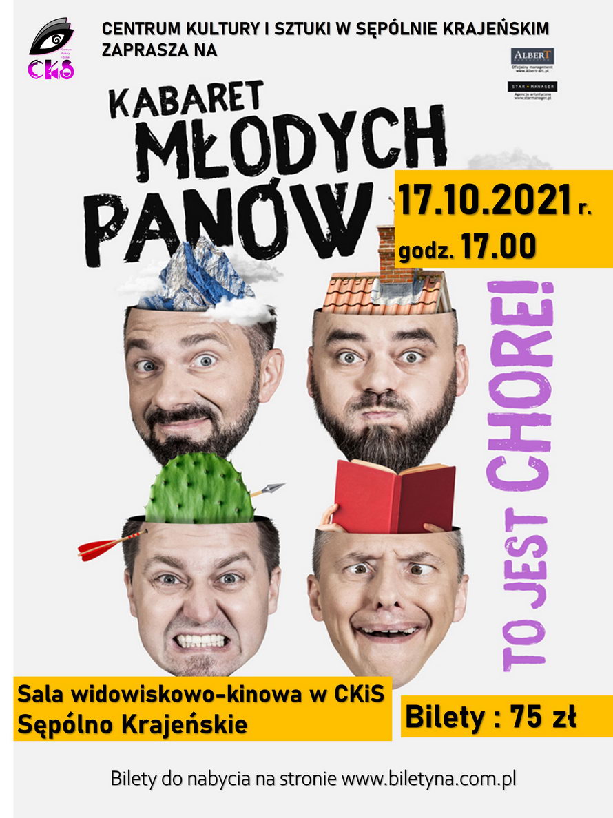 kabaret mlodych panow plakat